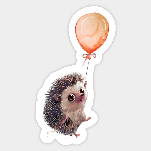 Adorable Hedgehog 3 Sticker by EveFarb